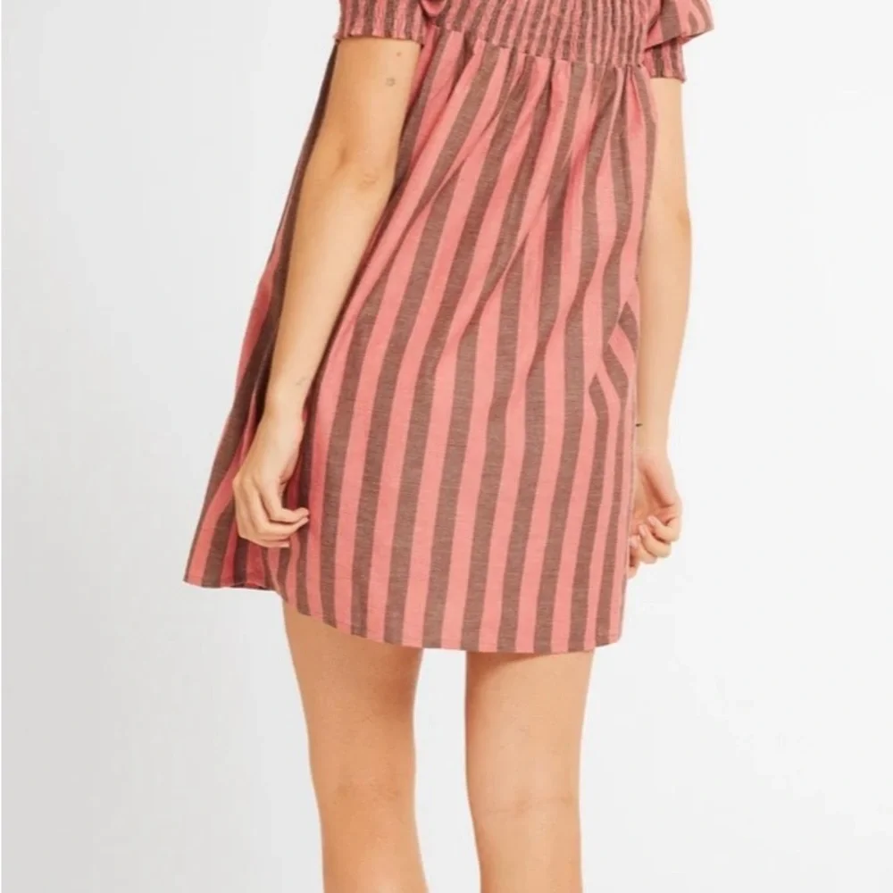 Mille JANE DRESS IN ROSEWOOD & SABLE - Picture 3 of 5